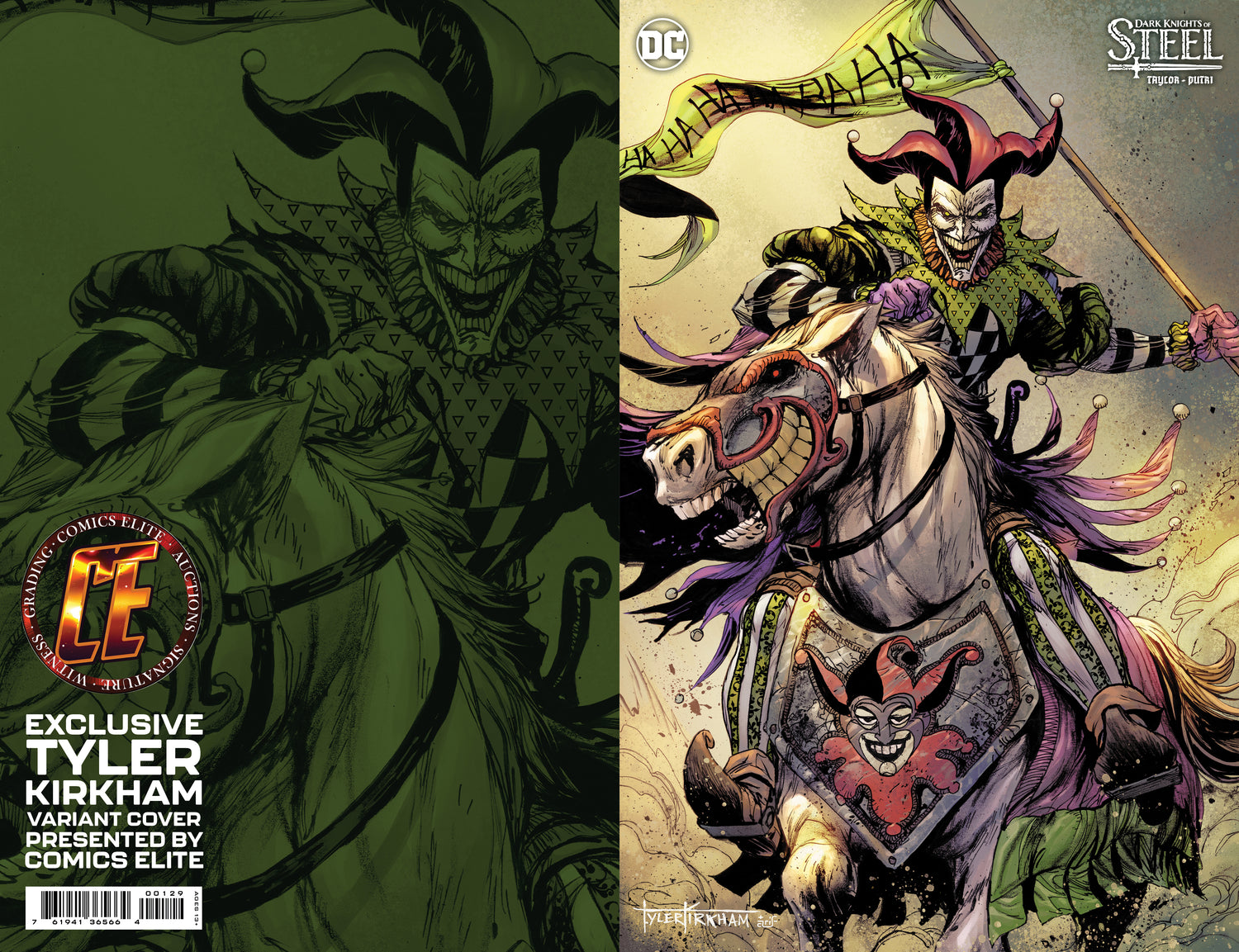 DARK KNIGHTS OF STEEL #1 KIRKHAM MIMIMAL CVR B - LTD 1500