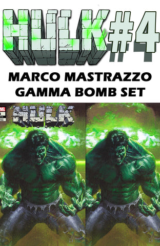 HULK #4 - MARCO MASTRAZZO - GAMMA BOMB SET