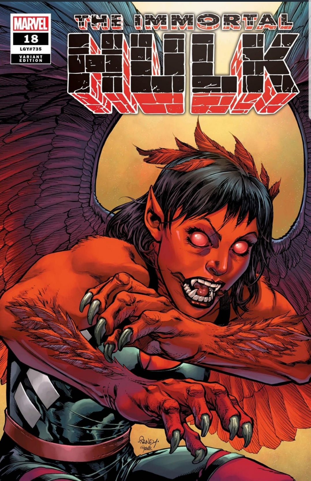 IMMORTAL HULK #18 - TOM RANEY EXCLUSIVE COVER A - KEY ISSUE